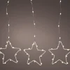 Clearance Christmas Land 156 Led Micro Curtain Twinkle Lights With 8 Functions