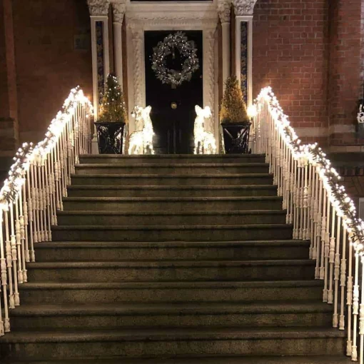 Hot Christmas Land 180 Led Xp Heavy Duty Connectable Outdoor Static Cluster Christmas Lights Fdl (3M)