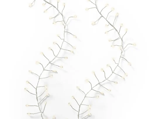 Discount Christmas Land 960 Micro Led Compact Twinkle Christmas Lights Warm White Silver Wire