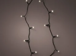Clearance Christmas Land Durawise Warm White Battery Christmas Lights With Timer (Black Wire) Various Sizes