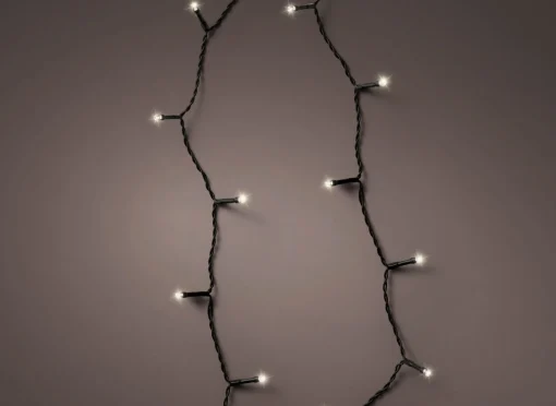 Clearance Christmas Land Durawise Warm White Battery Christmas Lights With Timer (Black Wire) Various Sizes