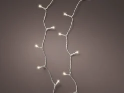 Christmas Land Durawise Warm White Battery Christmas Lights With Timer (Clear Wire) Various Sizes