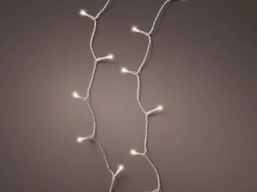 Christmas Land Durawise Warm White Battery Christmas Lights With Timer (Clear Wire) Various Sizes