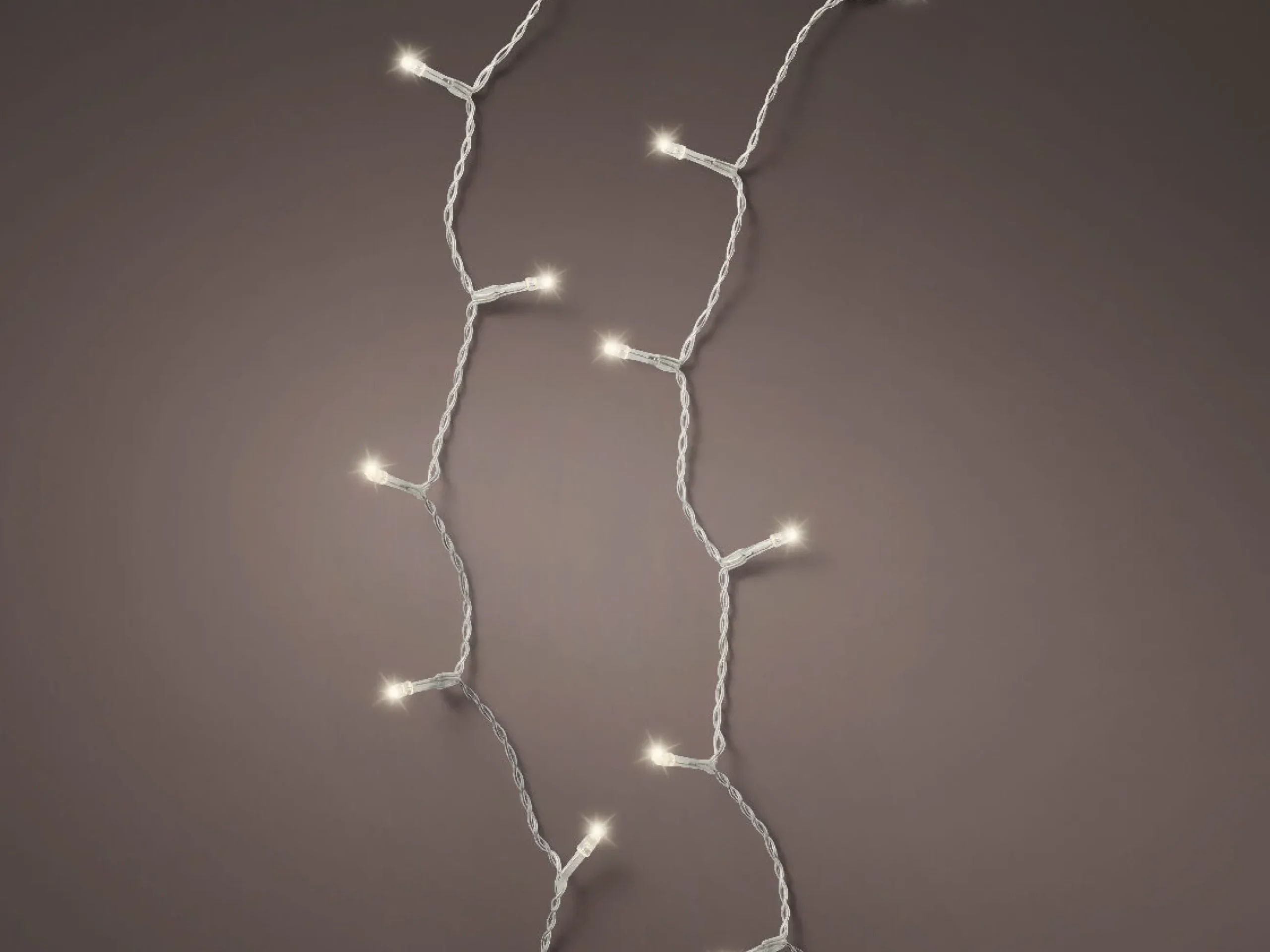 Christmas Land Durawise Warm White Battery Christmas Lights With Timer (Clear Wire) Various Sizes