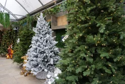 Best Christmas Land 7.5Ft Feel Real Snowy Waterford Pine Artificial Christmas Tree