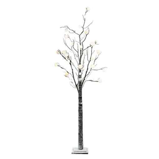 Best Christmas Land 6Ft Led Artificial Twig Christmas Tree With Snowball Lights