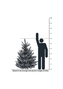 Online Christmas Land 6Ft Led Christmas Tree Fausto Black