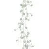 Online Christmas Land 6Ft Silver Sparkle Pine Cone Christmas Garland