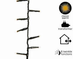 Best Christmas Land Led Warm White Compact Twinkle Christmas Lights