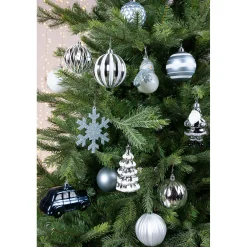 Best Christmas Land Mixed Christmas Bauble Box Winter Blue